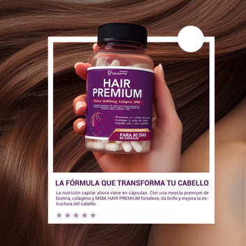 ⚫💇‍♀️ ¡Black Friday Explosivo! Hair Premium 80cap – Cabello Más Fuerte y Denso en Pocas Semanas