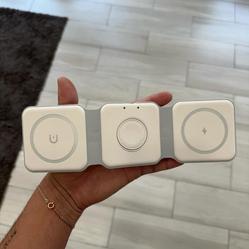 ⚡Estación de Carga 3 en 1 Magnética y Plegable - Revoluciona tu forma de cargar ⚡