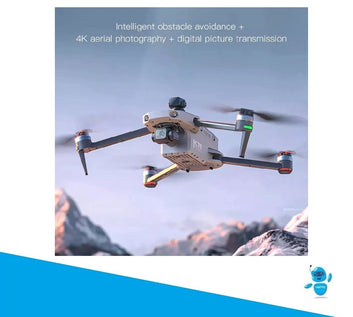 Dron Profesional 4K pro + Batería de polímero de litio de 11 CV y 3500 mAh y Estuche de Regalo - Garantía de 30 días