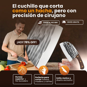 ⏰ Últimas Horas de Black Friday – Cuchillo de Chef Premium + Guantes Anticorte en Combo